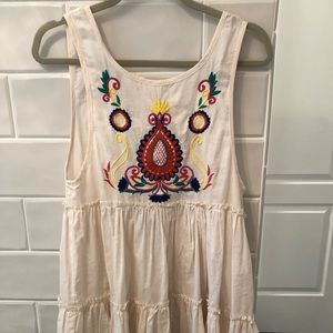 Summer embroidered dress
